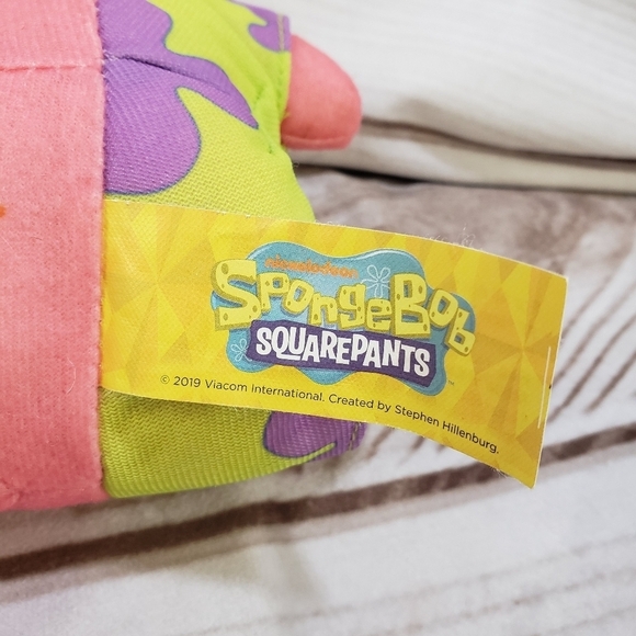 SpongeBob SquarePants Patrick Star Plush Stuffed Toy 7.5 Inch 2019 - Picture 7 of 9